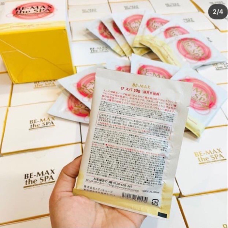 [HOT] BỘT TẮM TRẮNG BEMAX THE SPA ( 1 Gói )