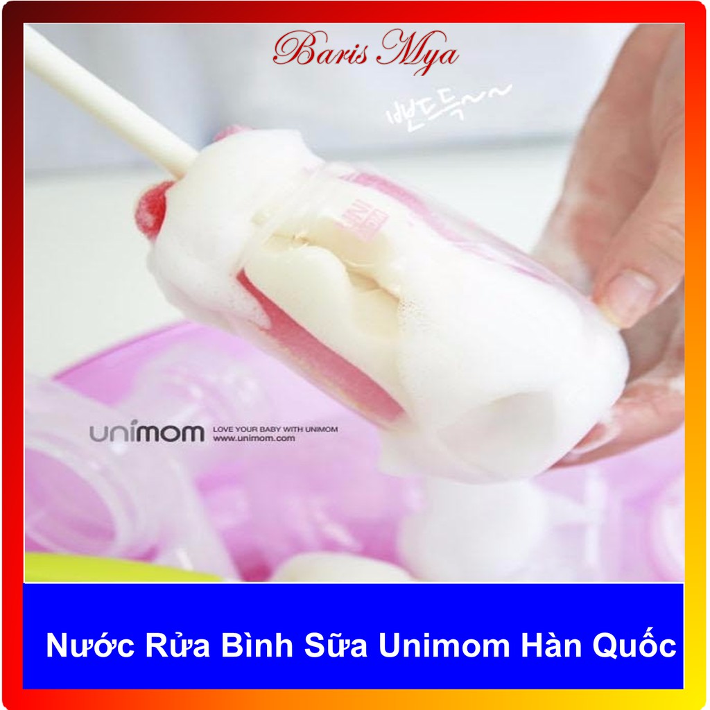 Nước Rửa Bình Sữa Unimom Hàn Quốc 500ml