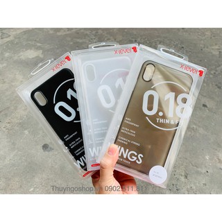 [CHÍNH HÃNG] Ốp iphone trong suốt X-Level siêu mỏng, chống bẩn chống bám vân tay nhựa cứng full mã Iphone