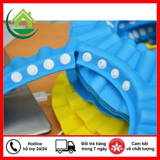 MŨ ĐỘI ĐẦU CHẮN NƯỚC CHO BÉ