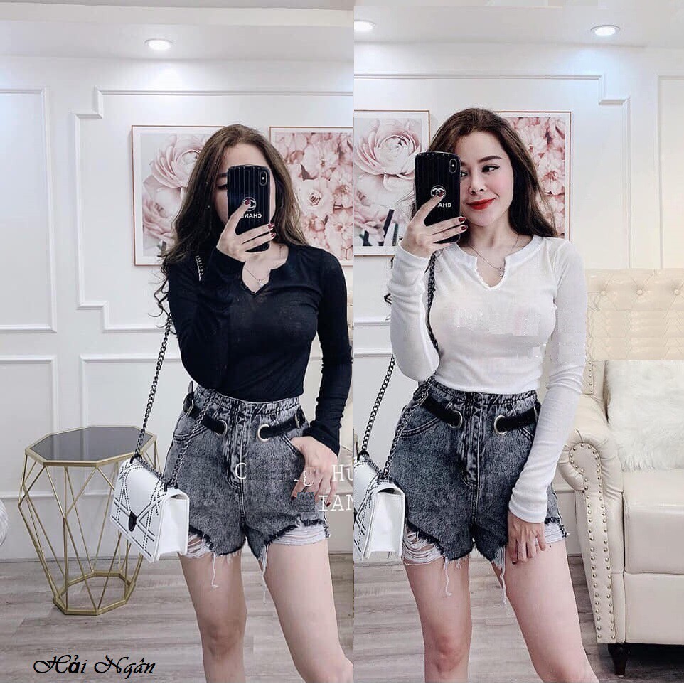 ÁO THUN CỔ V KHUY ÁO PULL CAO CẤP CÓ HÌNH THẬT | BigBuy360 - bigbuy360.vn