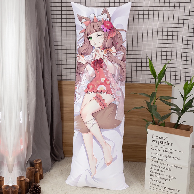 Vỏ Gối In Hình Công Chúa Otaku Pilow Kích Thước 60*180CM
