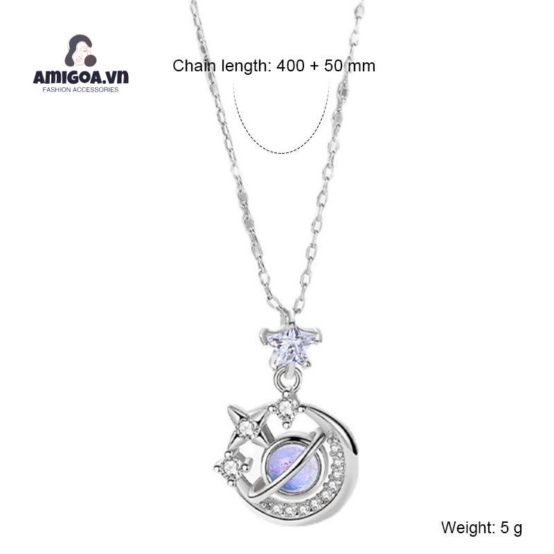 ✨✨Vòng Cổ Chuỗi Xích Nhẹ Cao Cấp Làm Quà Tặng Sinh Nhật Cho Nữ Sinh