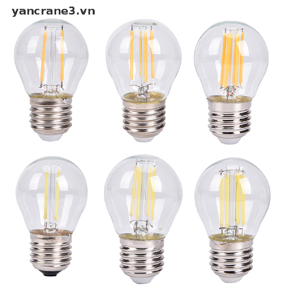 Bóng Đèn LED Hồng Hạc 2w / 4W / 6W E27 G45 COB G45