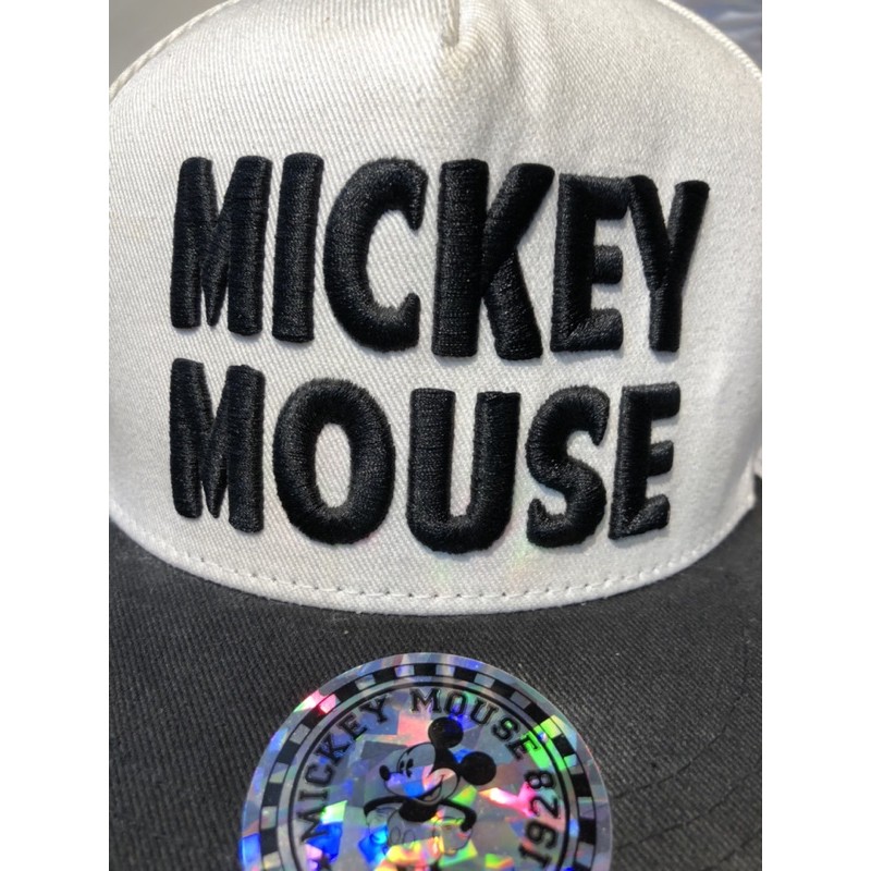 MŨ NÓN SNAPBACK DISNEY THÊU CHỮ MICKEY MOUSE ( Hàng đẹp )