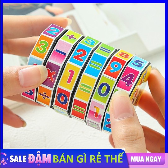 Bộ Trò Chơi Rubik Phép Tính Toán Học Cho Bé