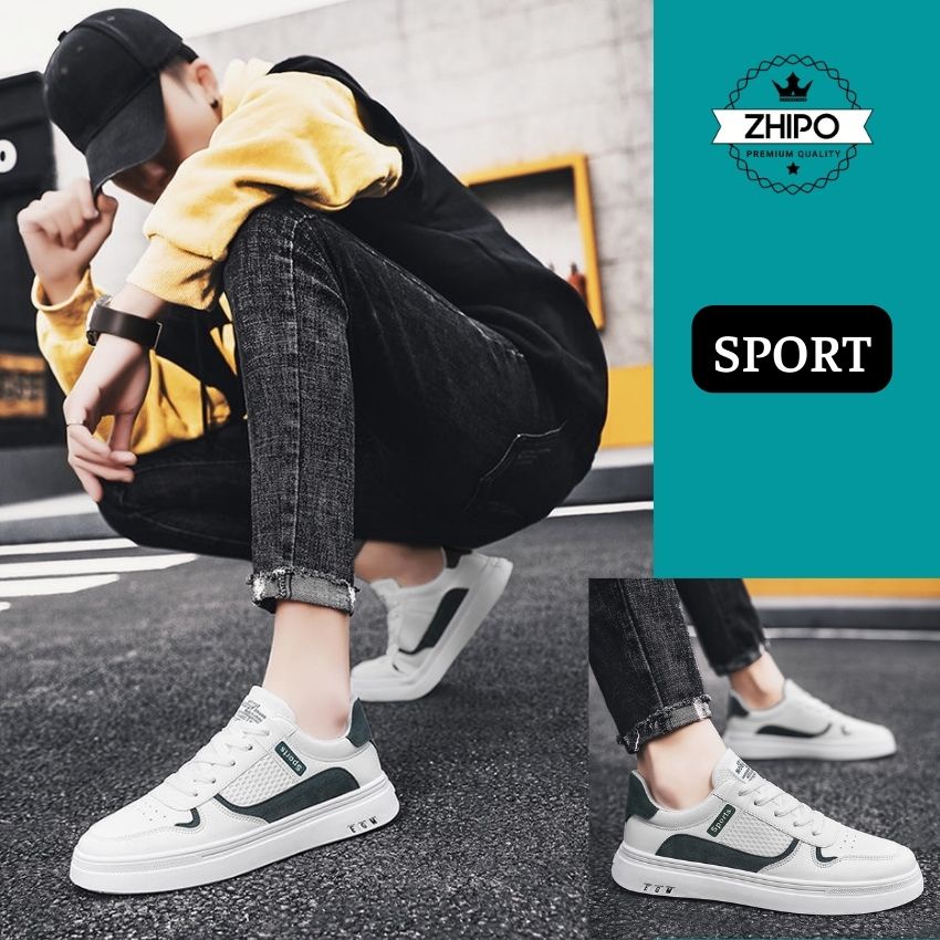 Giày Nam Jordan Tôn Dáng Thời Trang Phong cách Hàn Quốc Trống Thấm Nước Thoáng Khí Êm Chân ZHIPO-18