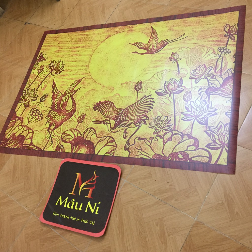 Kt - mau sen - dán phòng thờ, vách thờ, bàn thờ, tượng thờ tranh trúc chỉ in