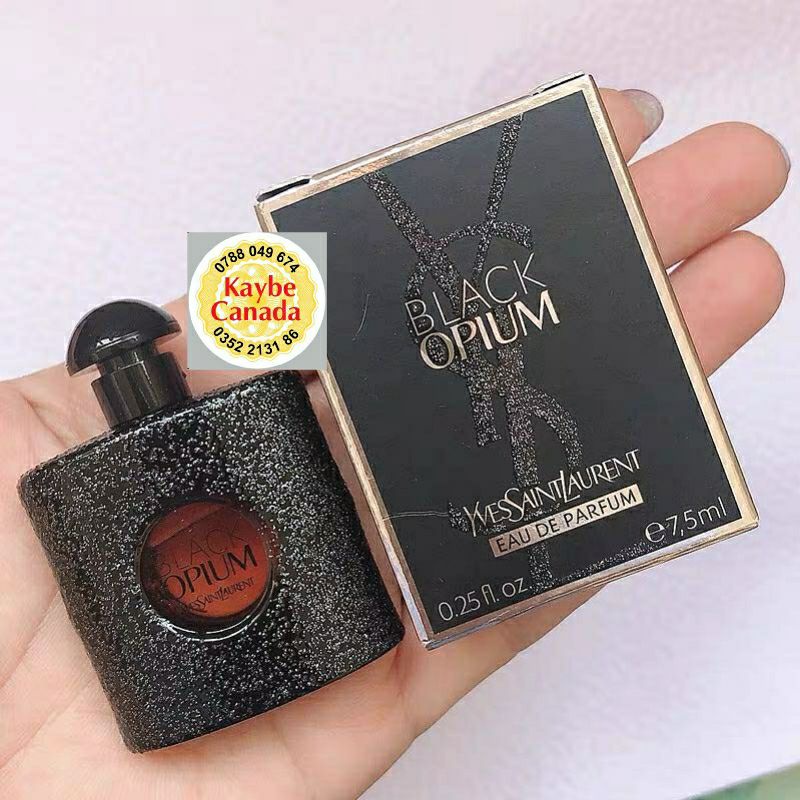 🍁Bill Auth Canada🍁 Nước hoa nữ YSL Black Opium Nuit Blanche mini 7.5ml