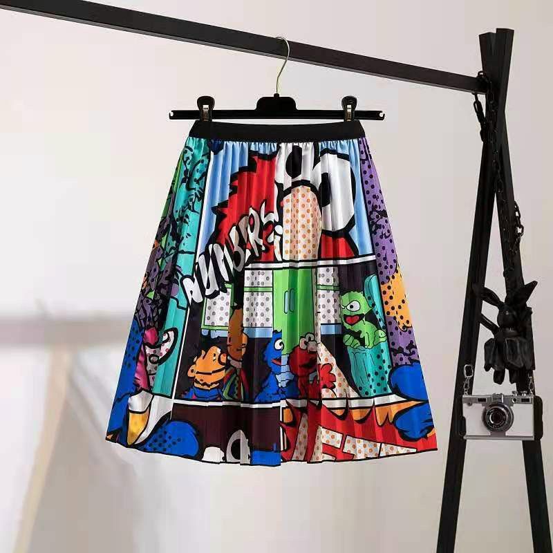 Chân váy ngắn họa tiết hàng QC | BigBuy360 - bigbuy360.vn