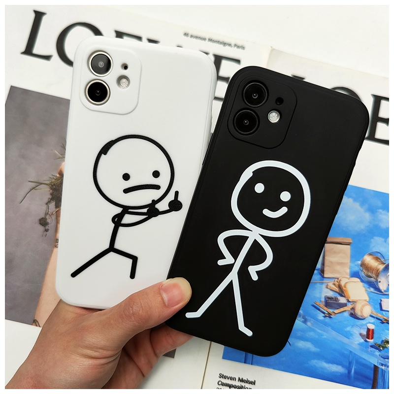 IPhone 13 12 mini Pro Max new SE 2020 2022 SE3 6 6S 7 8 PLUS X XR XS XSMAX 11 PRO MAX Doodle comics soft case