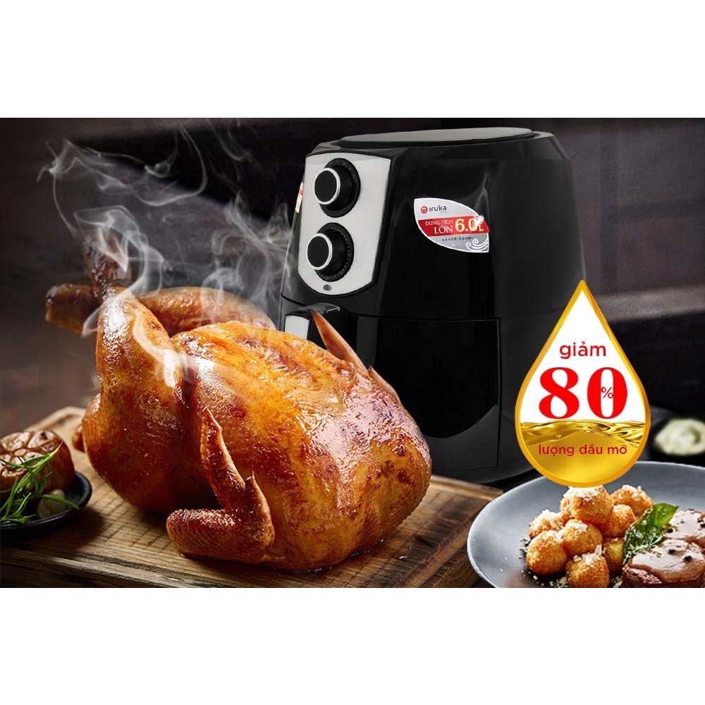 Nồi Chiên Không Dầu Iruka I-67 (6L)