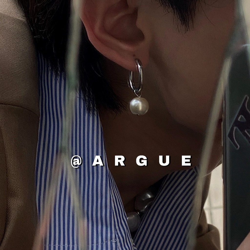 Khuyên Kẹp Vành Tai Đính Ngọc Trai Cá Tính Thời Trang