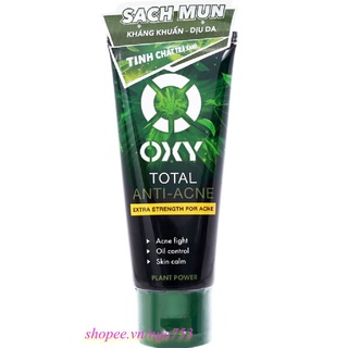 Sữa Rửa Mặt Nam 100G Oxy Total Acne Wash TRà Xanh Sạch Mụn Dịu Da, nga753 Uy Tín Từ Chất Lượng.