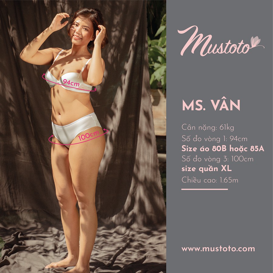 Quần Lót Nữ Lưng Vừa Phối Ren Đùi Holly (Mustoto MQ06) | BigBuy360 - bigbuy360.vn