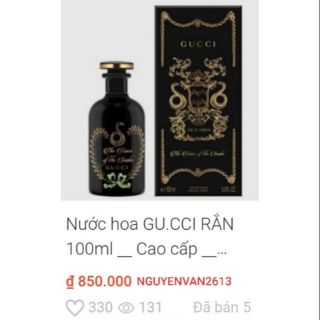 Nước hoa GUC.CI RẮN 100ML LIMITED . MACY'S MỸ