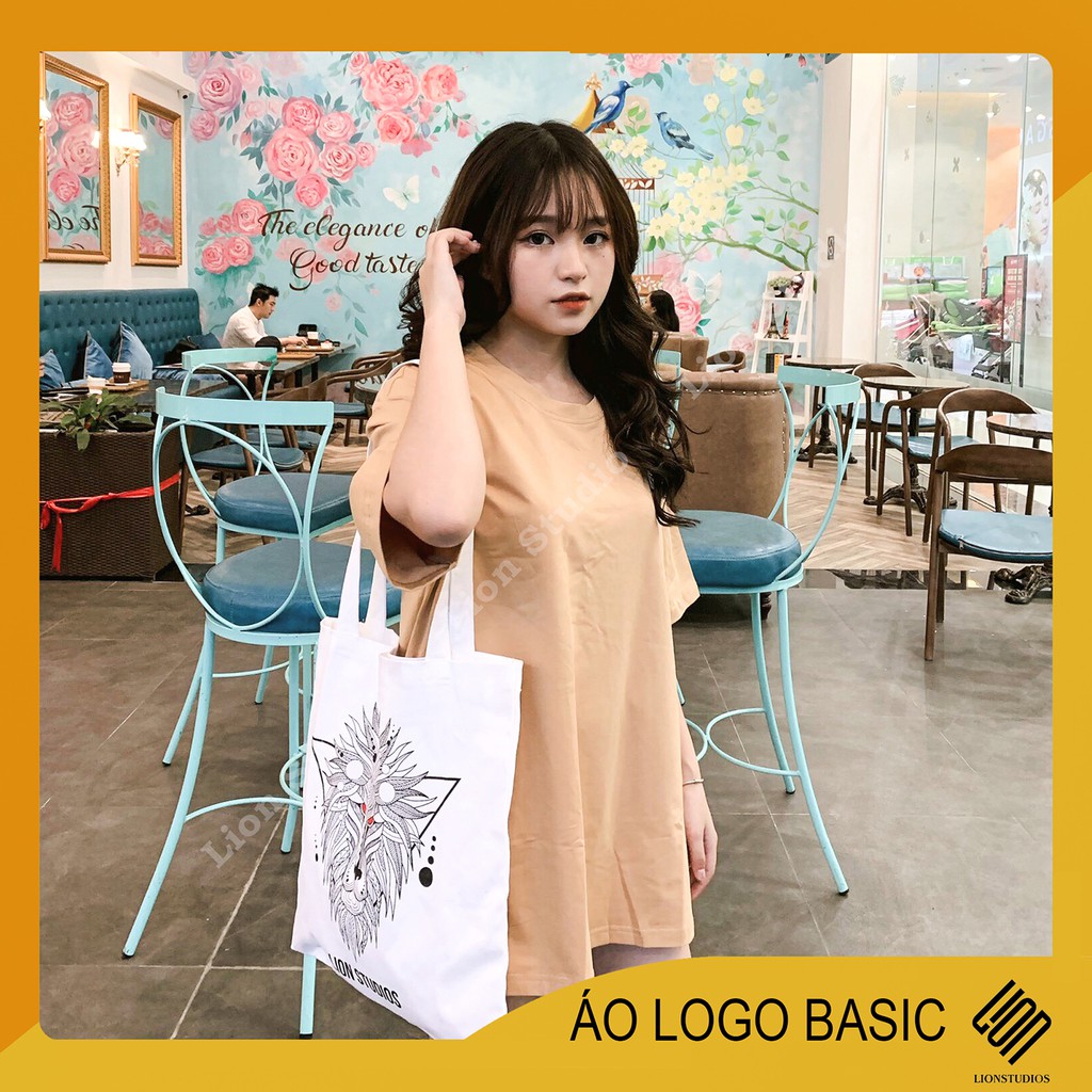 Áo logo_basic tay lỡ dáng rộng, hàng thiết kế cực đẹp [cam kết hoàn tiền nếu không đúng chất lượng] | BigBuy360 - bigbuy360.vn