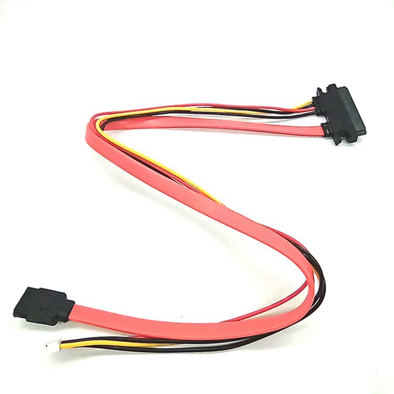 Dây Cáp Tích Hợp Nguồn Ổ Cứng 4Pin Female &amp; SATA 3.0 Male Sang SATA 22Pin (7 + 15Pin)