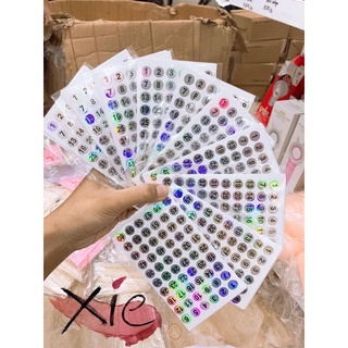 Sổ gắn móng 120 ô / Số dán / Móng vỉ gắn sổ móng nail <3