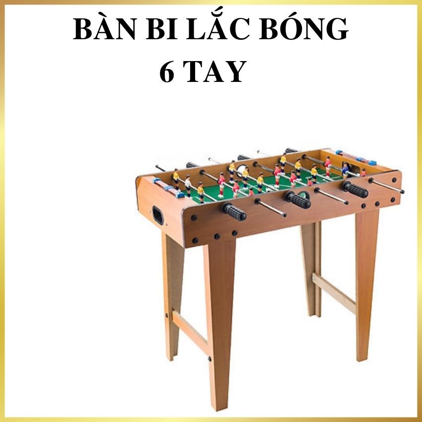 Đồ chơi bàn bi lắc bóng đá 6 tay cỡ lớn chân cao Table Top Football TTF-69CC