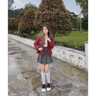 ✿ ÁO KHOÁC DẠ NƠ ĐỎ ✿