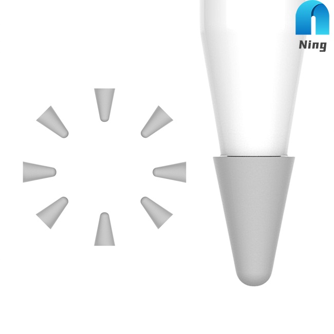 Set 8 Đầu Bọc Ngòi Bút Thay Thế Bằng Silicon Cho Ipad 1st And 2nd Generation Ipencil