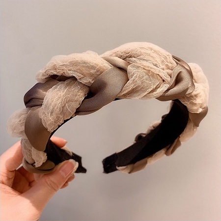 Băng Đô Cài Tóc Màu Cà Phê Đen Phong Cách Hàn Quốc Thời Trang Xuân Hè 2022