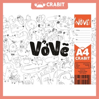 Vở vẽ đen trắng - Crabit Notebuck (1951)