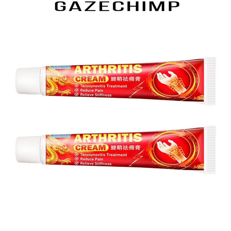 [GAZECHIMP]2 Pieces Arthritis Ointment Hand Wrist Herbal Cream Fingers Pain Relief