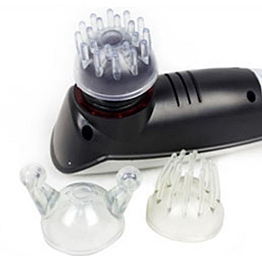 Máy massage cầm tay 3 đầu hồng ngoại King Akiko/Lucass A300  Nhật Bản. Mát xa giảm đau vai cổ lưng, tăng cường sức khỏe