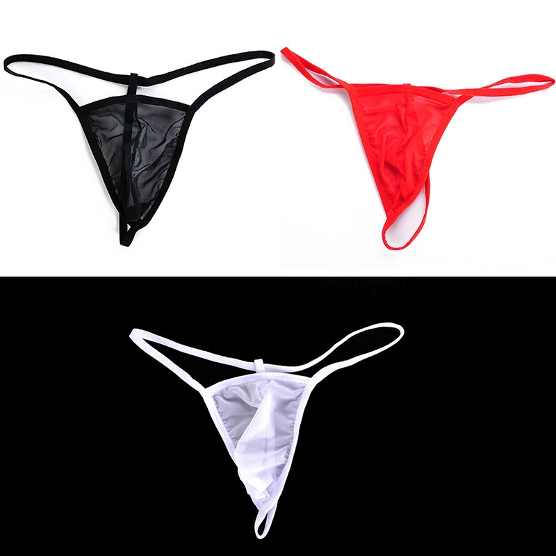 Quần lót nam G-string lưới kiểu dáng chữ T thời trang nam quyến rũ