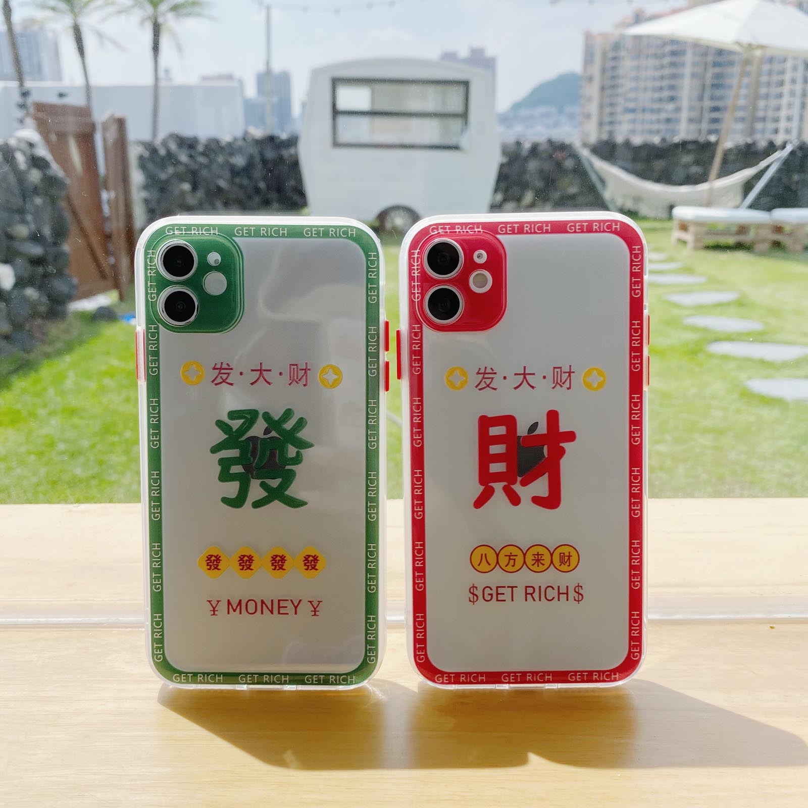 Handmade embroidery mahjong Phone case for Apple iphone12 pro max 11 8 Plus X XS XR SE Protect Soft Plastic TPU cover