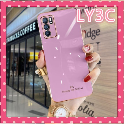 Ốp Điện Thoại Silicone Mềm Mạ Điện LY3C Cho OPPO Reno 6Z 5G / A16 / Reno 6 / Reno 5 / Reno 5F / Reno 4