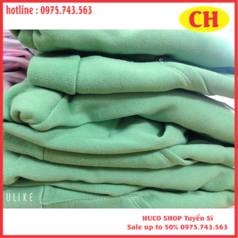 Áo khoác Nỉ hoodie có mũ - ÁO Hodie khóa dáng rộng logo Basic form thụng nam nữ freesize ulzzang mặc đôi