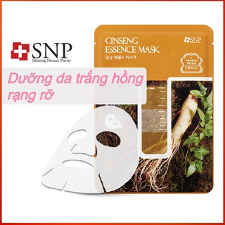 Mặt Nạ Tinh Chất Nhân Sâm SNP dưỡng da trắng sáng mềm mịn