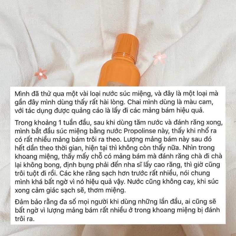 Có sẵn - Nước xúc miệng Propolinse