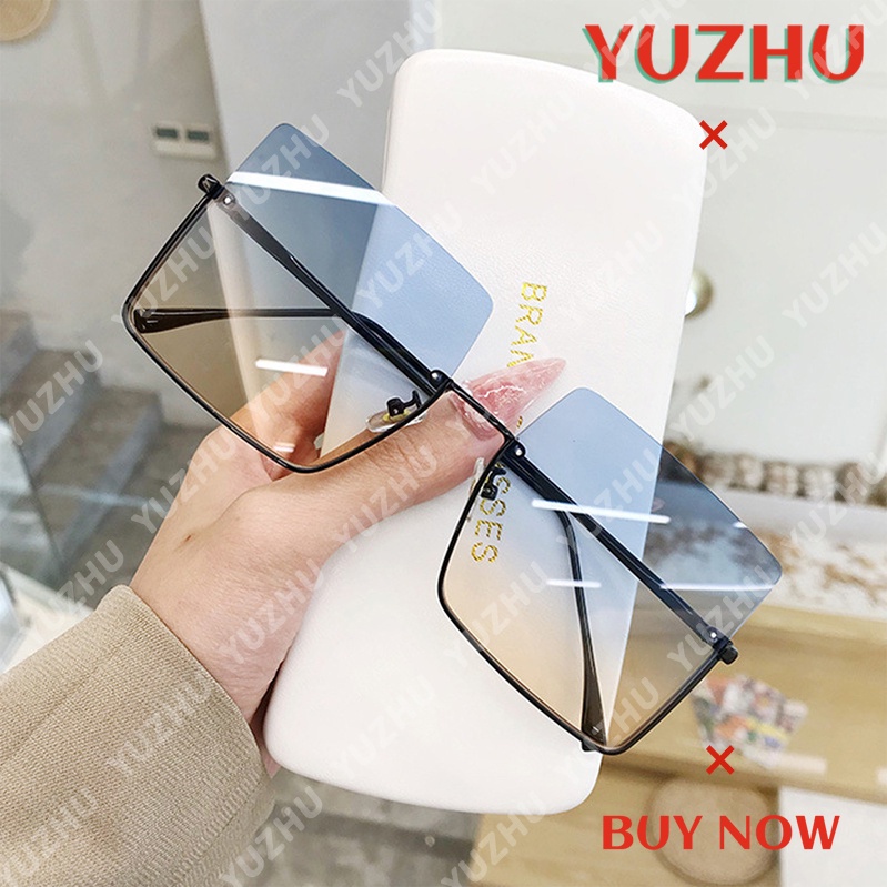 Kính Mát Nửa Gọng Kim Loại Phong Cách Retro Hàn Quốc Thời Trang Dành Cho Nữ