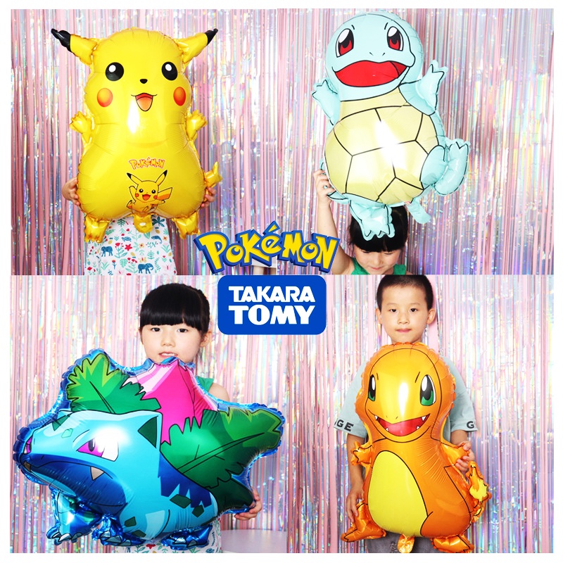 Bong Bóng Lá Nhôm Hình Pikachu Dễ Thương Trang Trí Tiệc Sinh Nhật / Giáng Sinh
