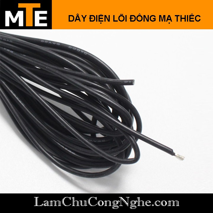 Dây điện lõi đồng mạ thiếc 20AWG / 22AWG / 24AWG / 26AWG / 28AWG / 30AWG - 1 cuộn 5m