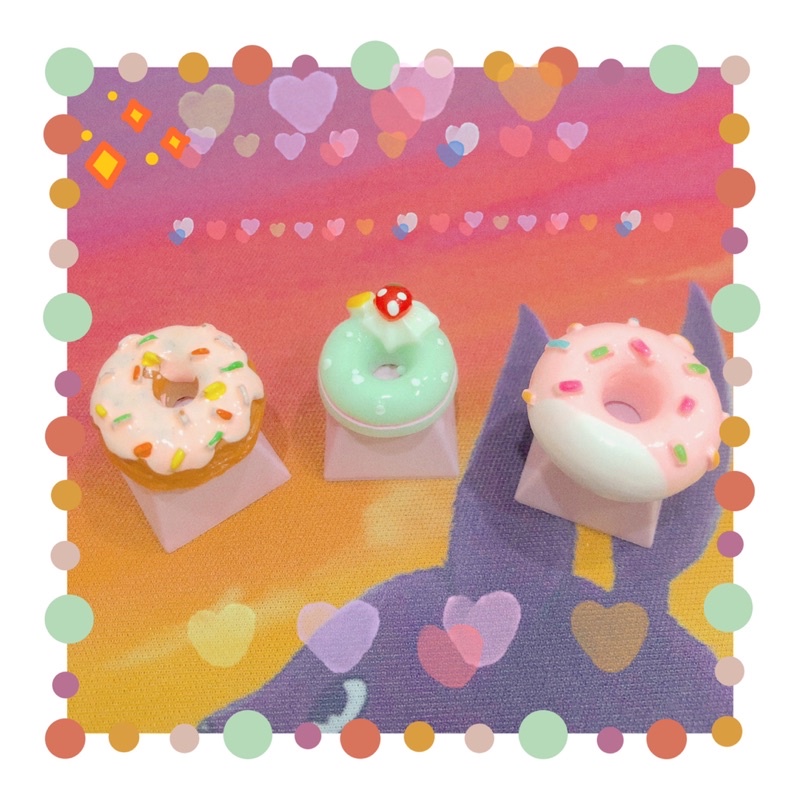 Keycap Bánh donut đủ loại 🍩🍩🍩🍩