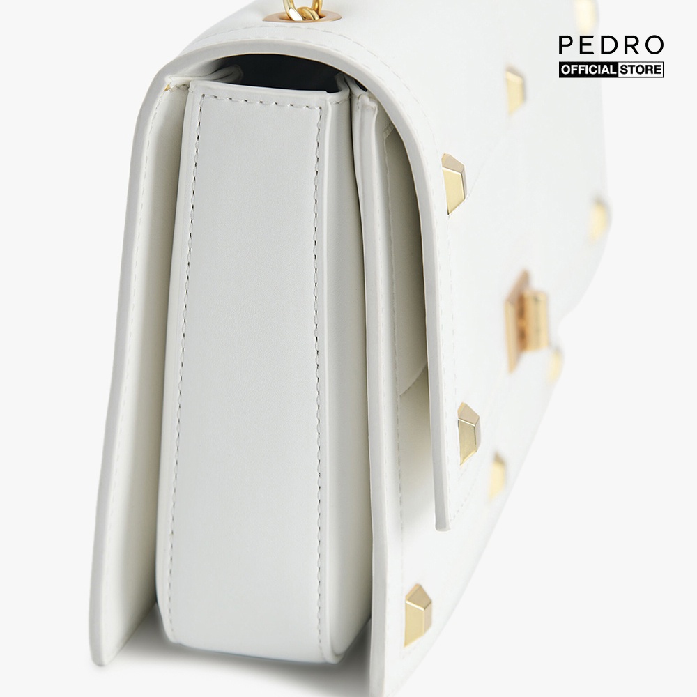 PEDRO - Túi đeo chéo nữ chữ nhật phối đinh tán sang trọng PW2-75210118-41