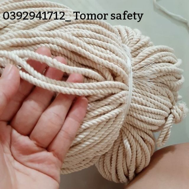 Sỉ 10kg dây thừng se macrame, dây cotton. (2mm, 3mm... 10mm)