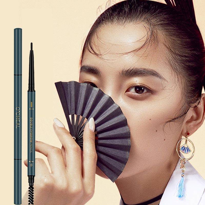Bút Chì Kẻ Lông Mày Hai Đầu Tự Động Kháng Nước Lâu Trôi Không Dễ Phai