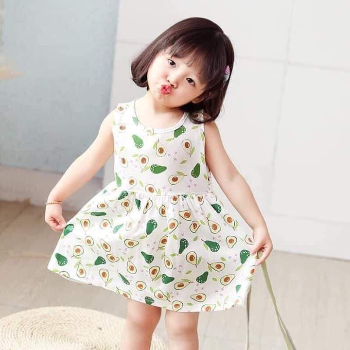 (Size 6-26kg) Váy/ Đầm CHẤT THUN COTTON bé gái (3 kiểu:cộc tay, cánh tiên,ba lỗ) (Hàng LOẠI 1) (CÁC MẪU MỚI VỀ LIÊN TỤC)