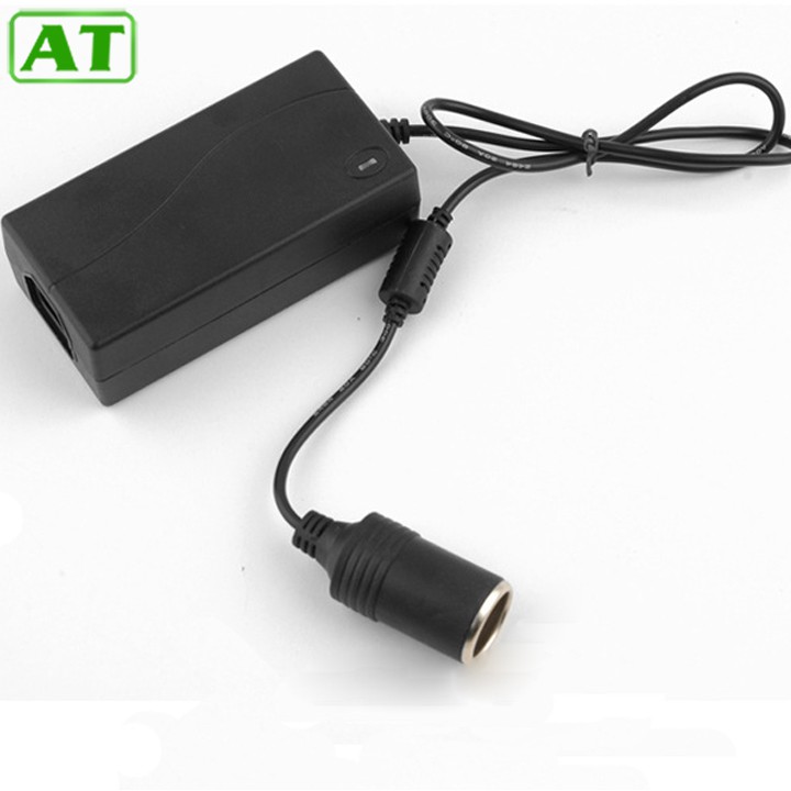 Bộ Chuyển Đổi Nguồn Điện 220V - Đầu Cắm Ô TÔ 12V/60W/5A