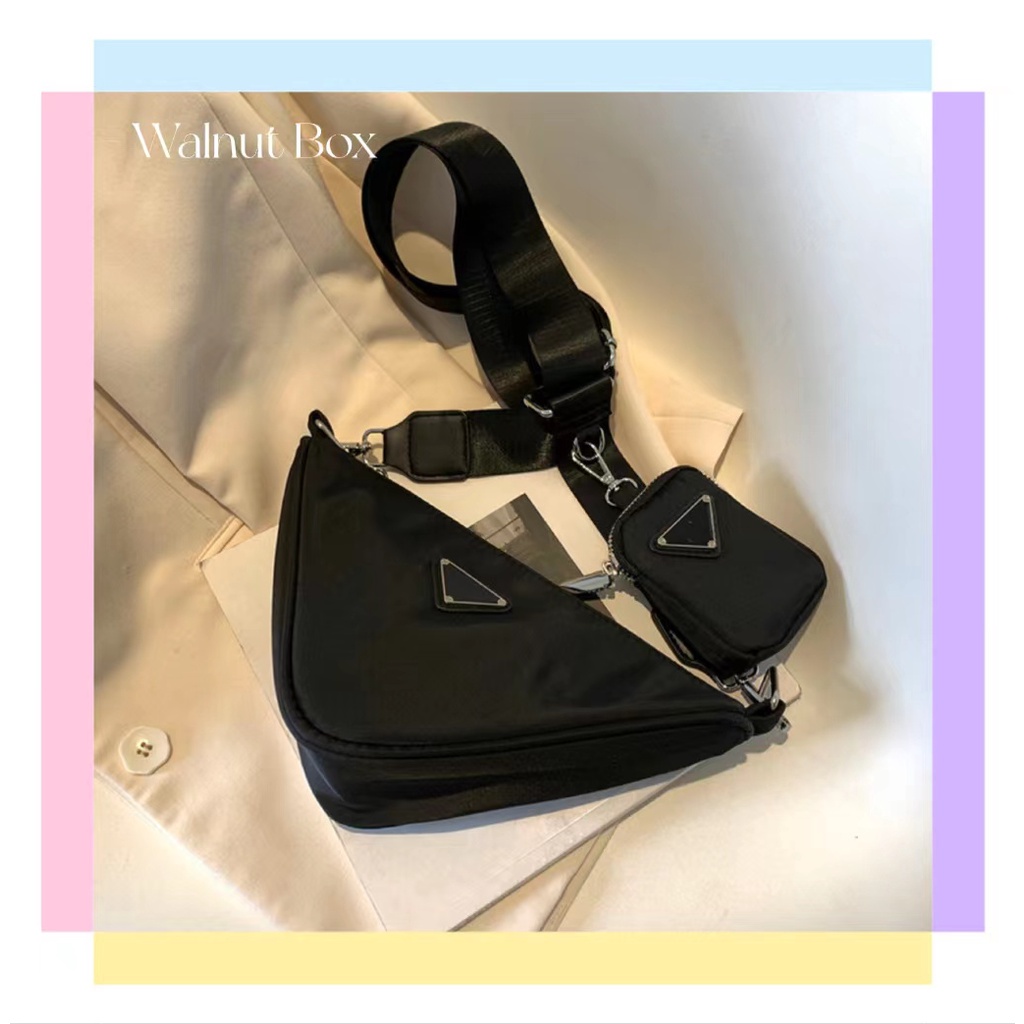 Túi Đeo Chéo Hình Tam Giác Nhỏ Xinh Phong Cách Hàn Quốc Thời Trang Mùa Hè Mới Cho Bạn Gái