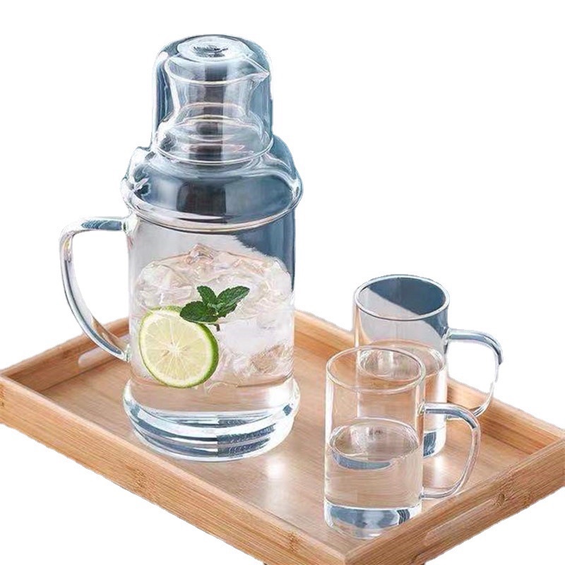 Bình nước thuỷ tinh 2in1