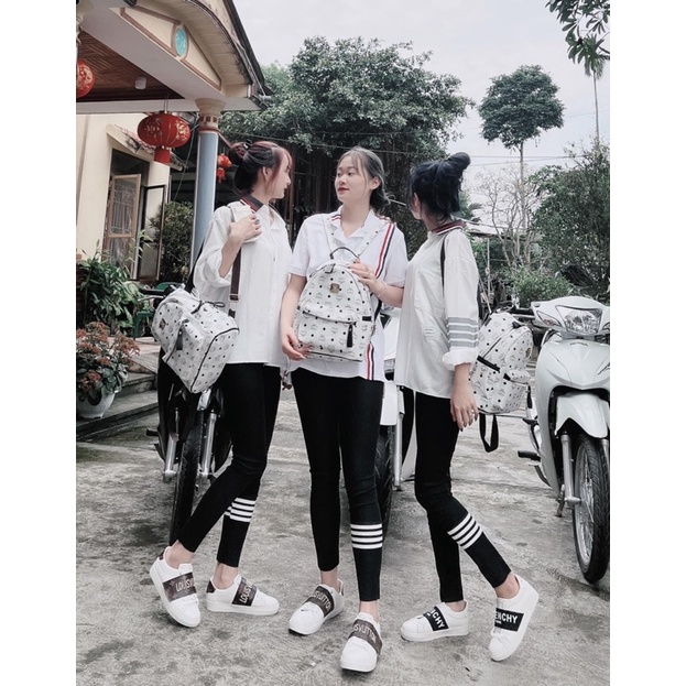 Áo sơ mi Thoms Browne viền cổ vạch tay