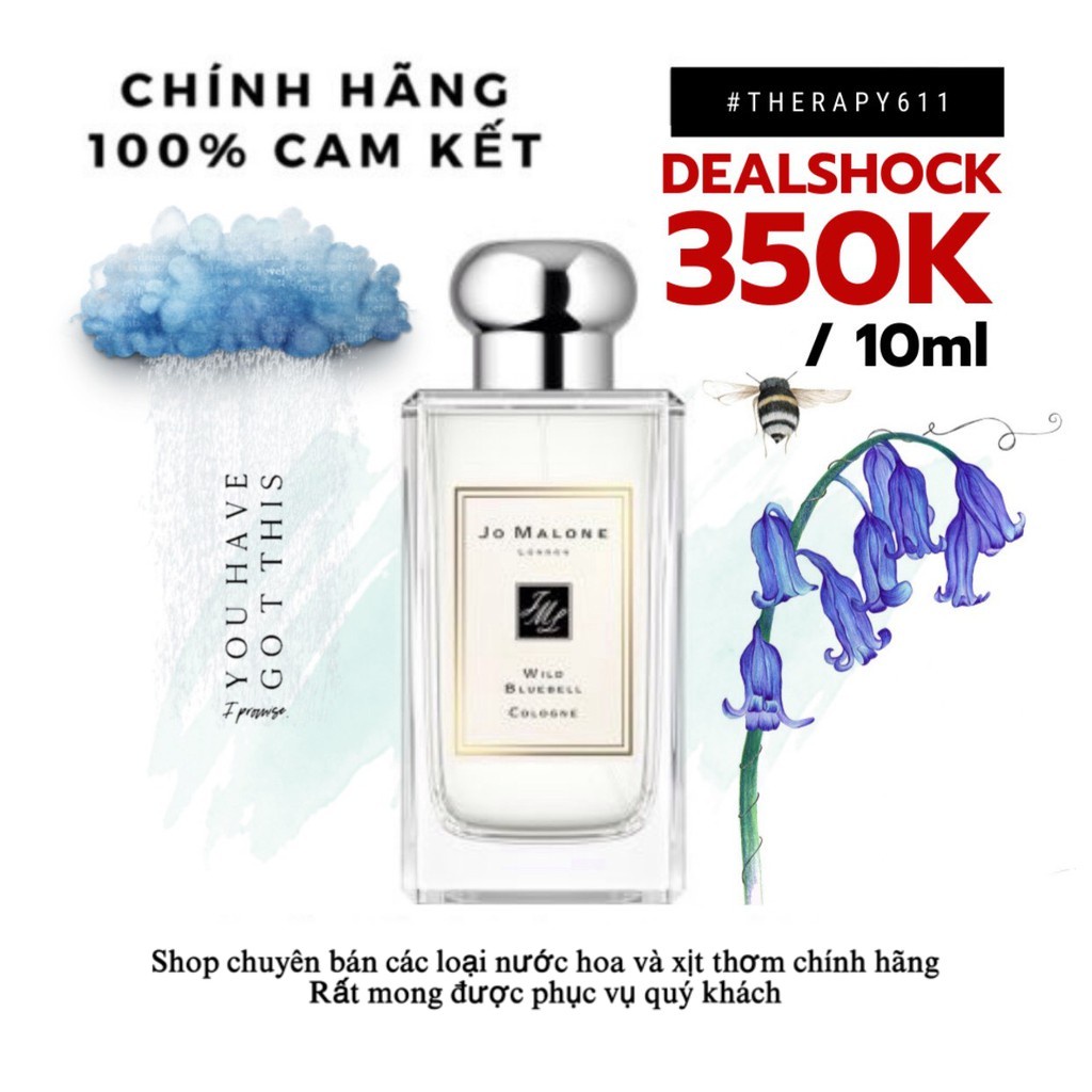 ..::✨ Nước hoa  Jo Malone Wild BlueBell Spray / Chuẩn authentic