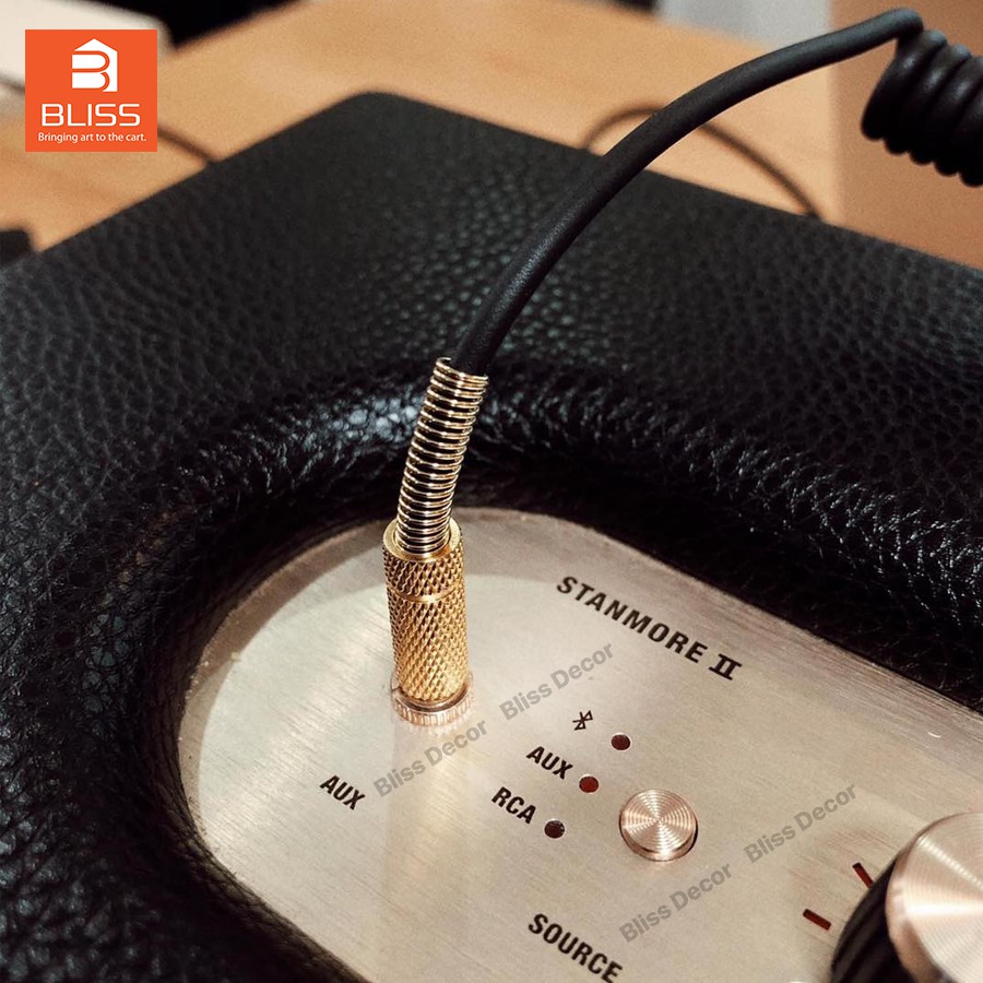 Dây cáp mạ vàng chính hãng cho tai nghe và các dòng loa Marshall đầu 3.5mm mới 100%, nghe nhạc hoàn hảo hơn